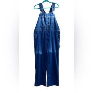 Big Smith Blue Denim Mens Overalls utility work Sz 38X30 (New with tag.